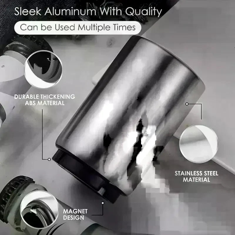 Automatic Stainless Steel Beer Bottle Opener Magnet Beer Opener Stainless Steel Push Down Opener Wine Kitchen Bar Tools Qme