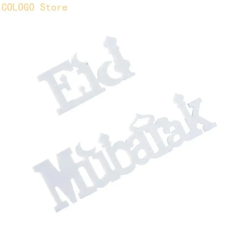 Moon Star Eid Decors Sign Mantels Shelf Desk Styling D0LD Qme