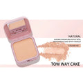 Double Layer Powder Cake Waterproof Long-lasting Women's Makeup Qme 102 and 101