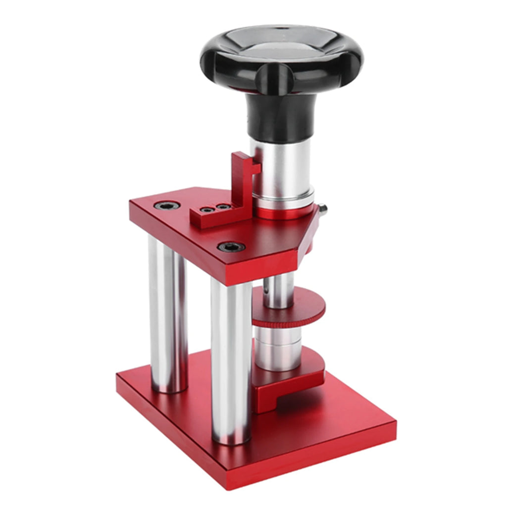 Screw Type Crystal Bezel Watch Back Case Cover Press Tool with 20 Dies Pressing Repair Watch Case Press for Watchmaker Qme
