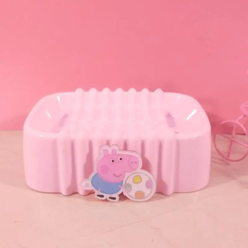 Hello Kitty Creative Cartoon-Style Cute Soap Dish Bathroom Soap Dish for Home Use Soap Dish Holder / Plastic Storage Box Qme 11