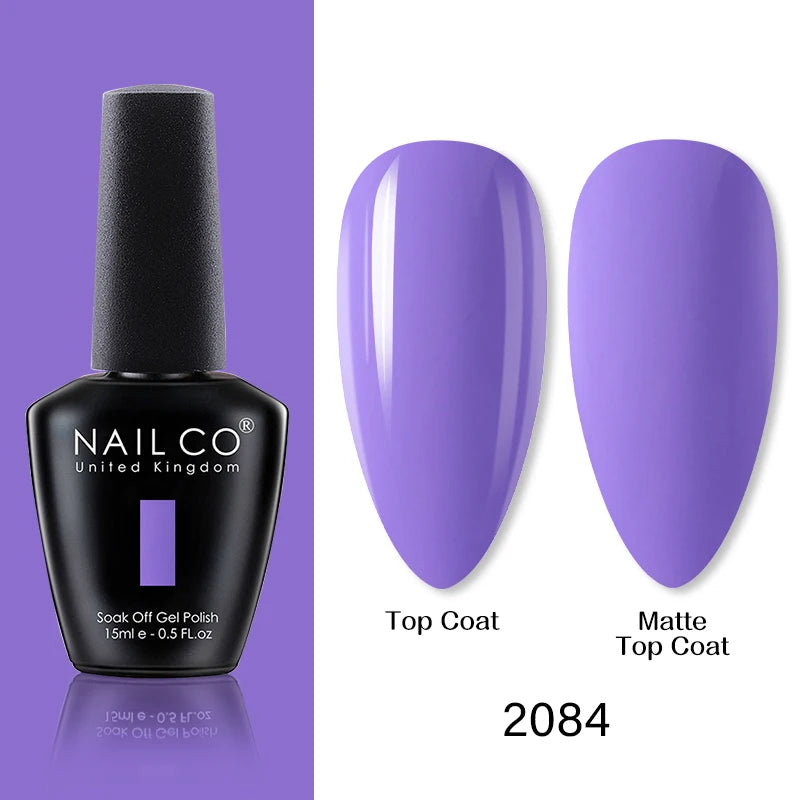 NAILCO Springsummer Hybrid Gel Nail Polish Semi-permanent UV Varnish Qme
