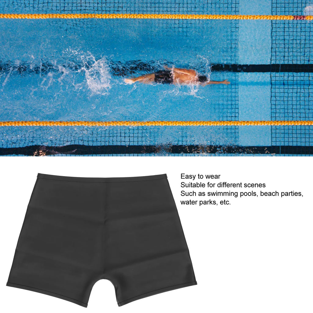 Women Silicone Swim Short Waterproof Leakproof 4 Corner Swimming Shorts for Summer Women Qme