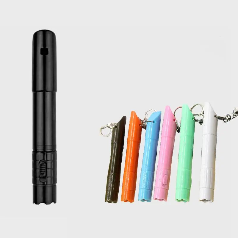 3in1 Ball Pen Whistle LED Flashlight Keychain Emergency Multi Qme