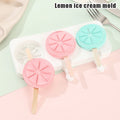 1 2 Ice Cream Popsicles Mould Food Grade Silicone Heart Fruit Qme A9