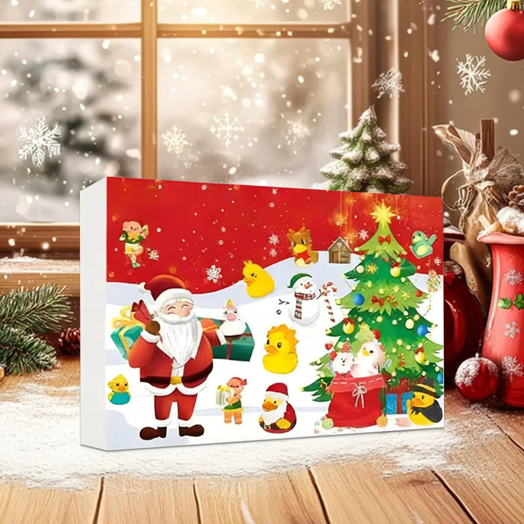Duck Ornament Advent Christmas Calendar 2D Acrylic Decorations 24 Qme China Mainland M