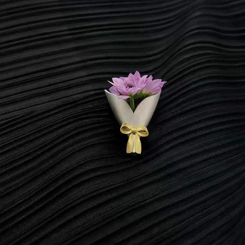 Flower Insert Brooch Metal Branch Pins For Brooches Fashion DIY Clothing Corsage With Insert Flowers Wearable Women Brooch Pins Qme