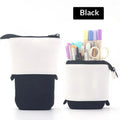 Retractable Pencil Case Kawaii DIY Printed Pen Large Capacity Holder Qme A6