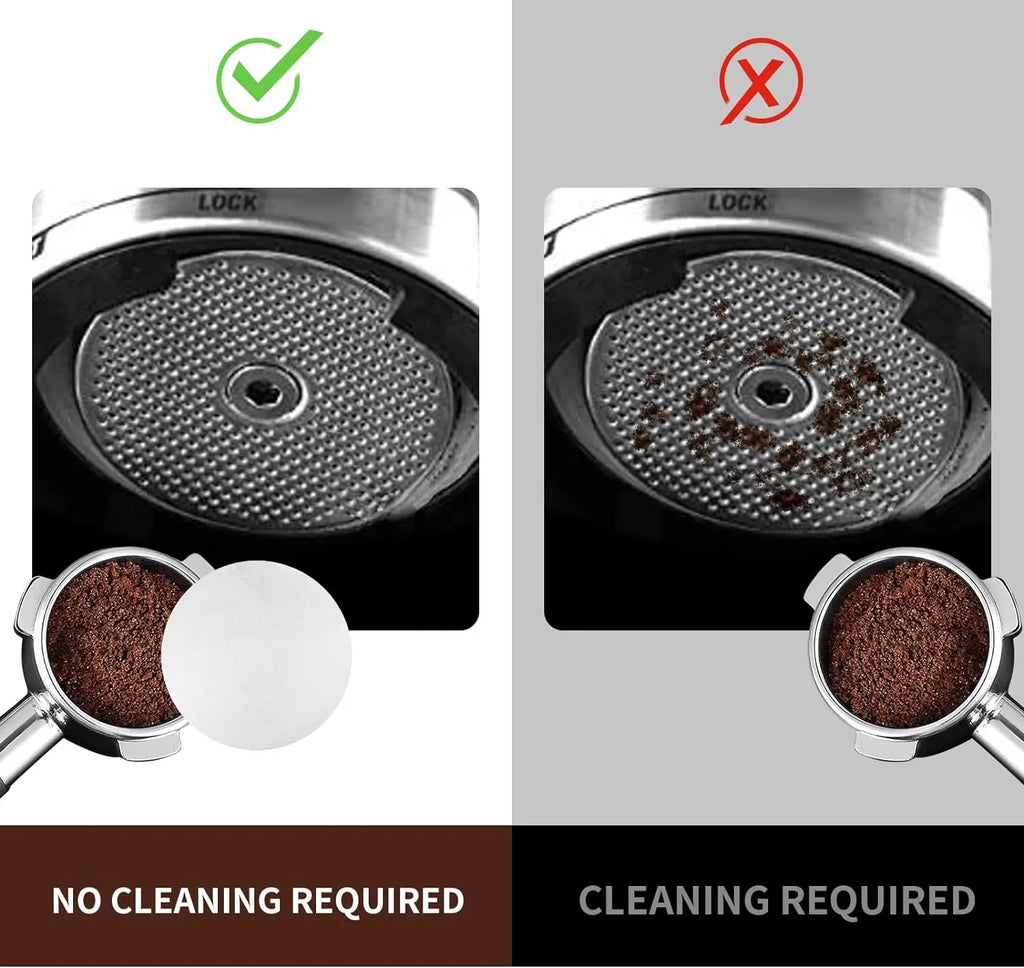 Coffee Paper Filter Unbleached Espresso Puck Screen Portafilter Qme