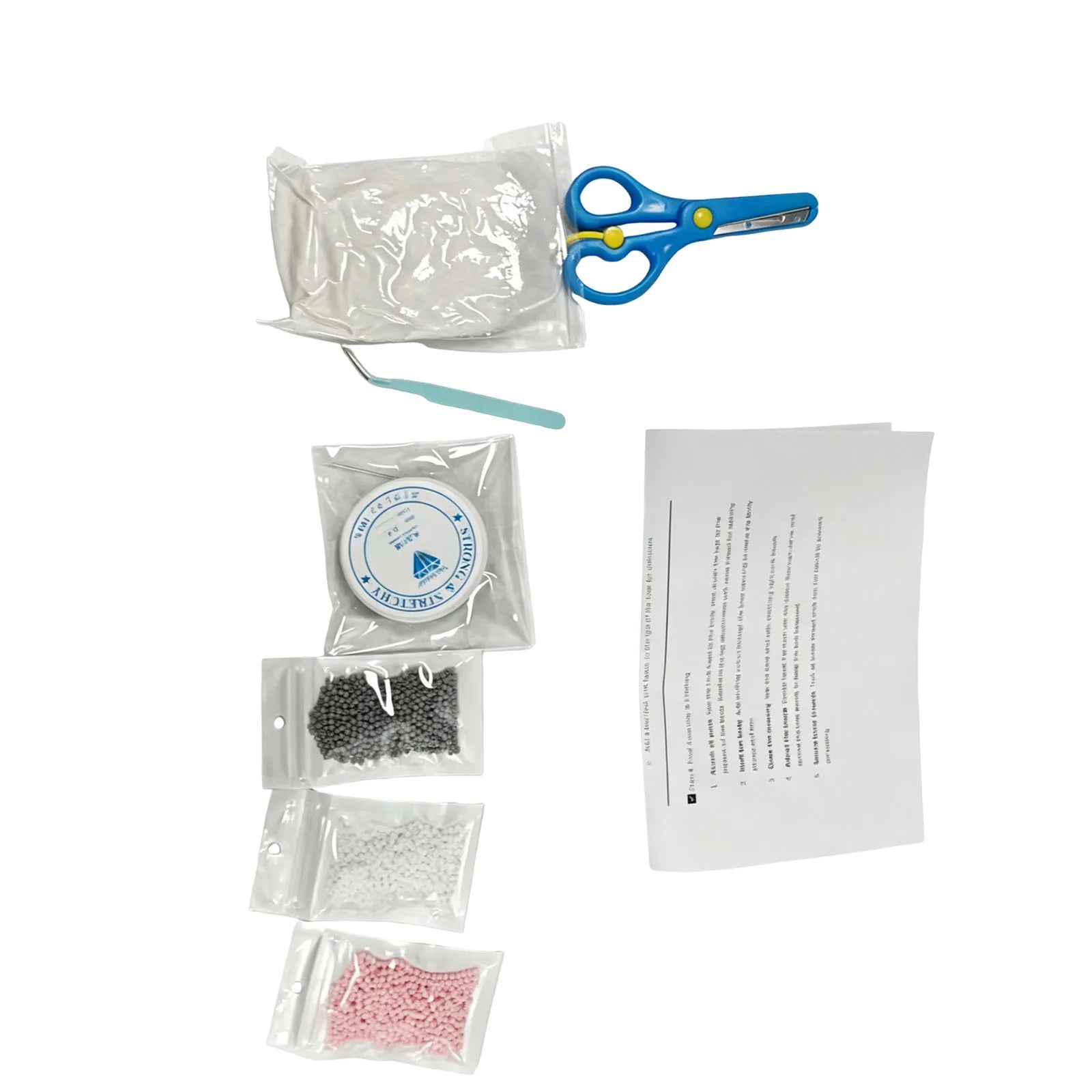 3D DIY Creative Beading Figurine Wiyh Needle Animals Bead Set Cute Bead Embroidery Kit for Teens Girls Women Enthusiasts Qme