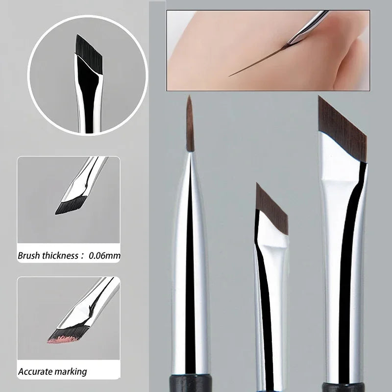 The Upgrade Blade Eyeliner Brush Ultra Thin Fine Angle Flat Eyebrow Brush Under The Eyes Place Precise Detail Brush Qme