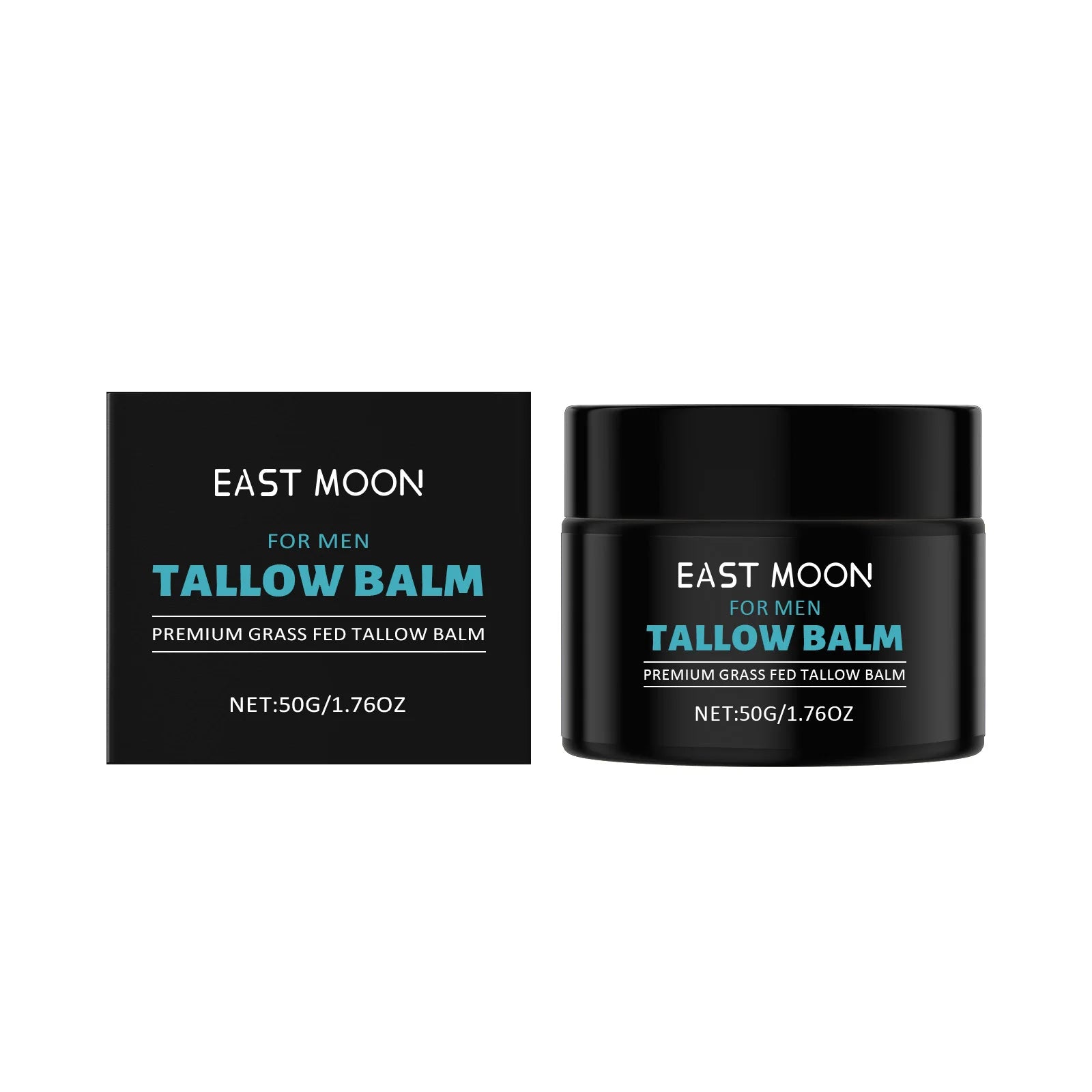 Men's Tallow Balm Firming Fade Fine Lines Anti Wrinkle Moisturizing Non-Greasy Brighten Skin Facial Care Skin Face Cream Qme 50g Boxed