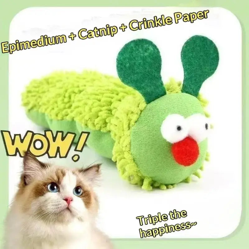 1/2/3PCS Toy A Fun And Relaxing Treat For Pets A Scratch- And Bite-Resistant Cat Toy Pillow Qme