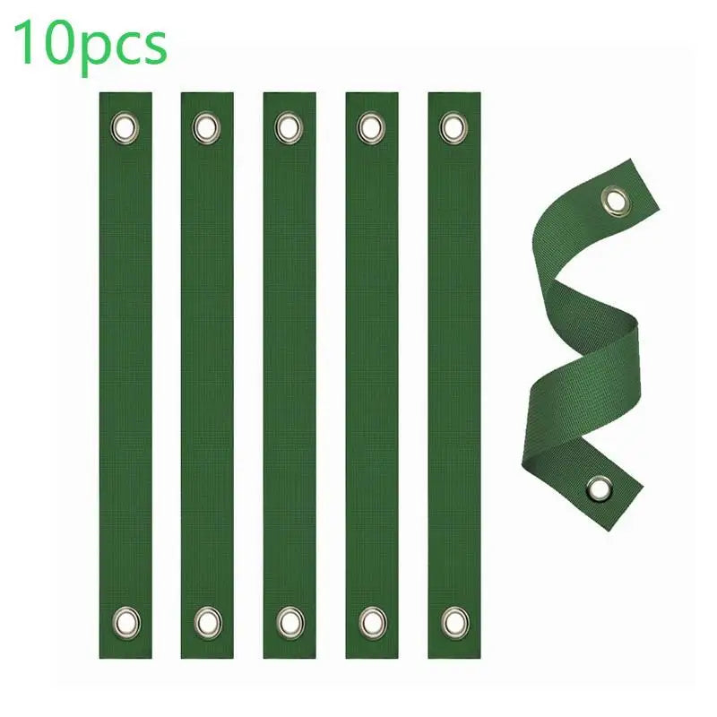 5/10Pcs Wear Resistant Nylon Tree Support Straps With Reinforced Metal Grommets For Gardening Tree Stabilization Staking Qme A10