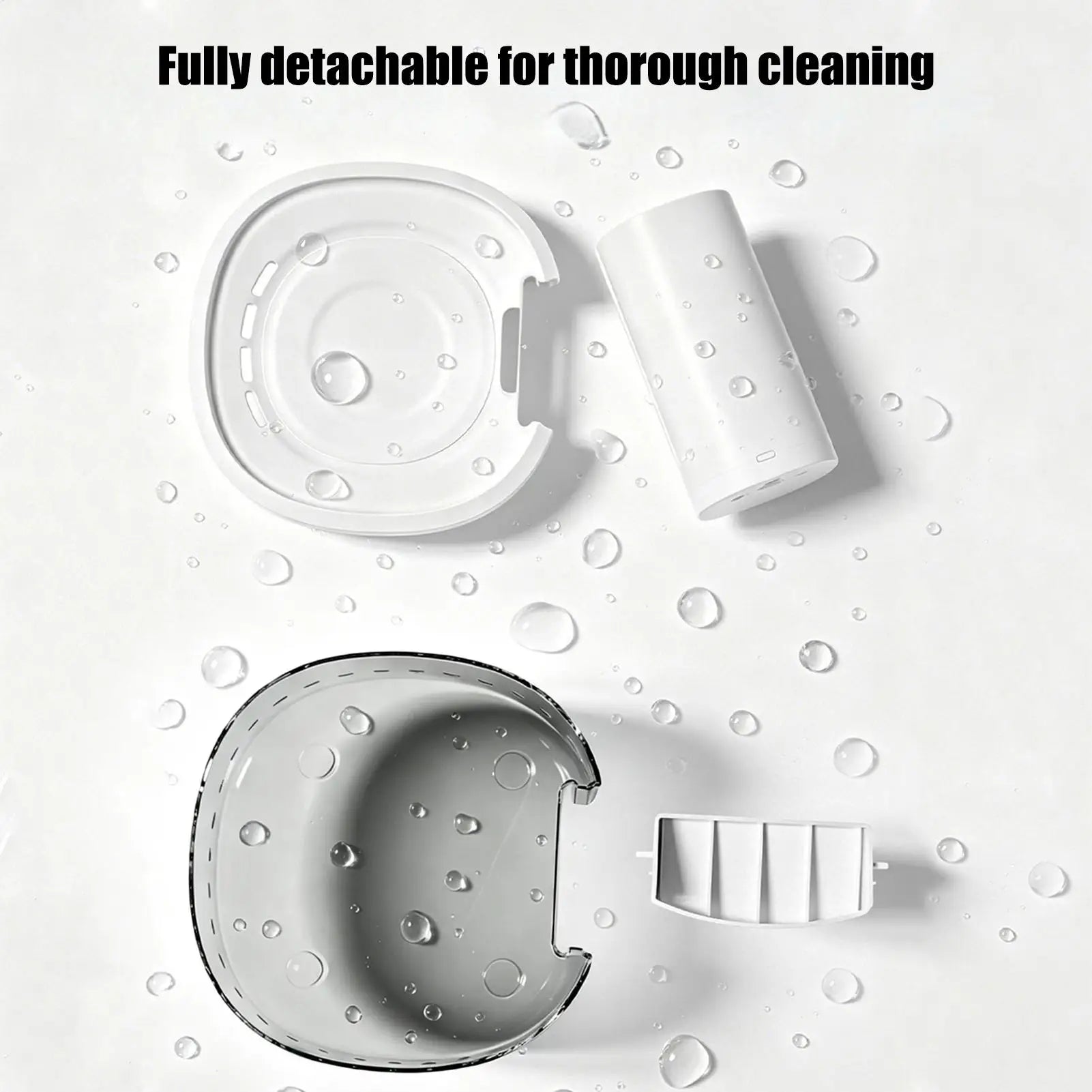 Cat Water Fountain Motion-activated Rechargeable 9 Filters Automatic Qme