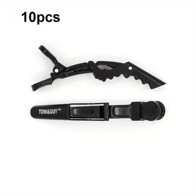 Crocodile hair clip is used for styling segmentation for women with wide teeth, professional hair salons, and hairdressers Qme 10pcs