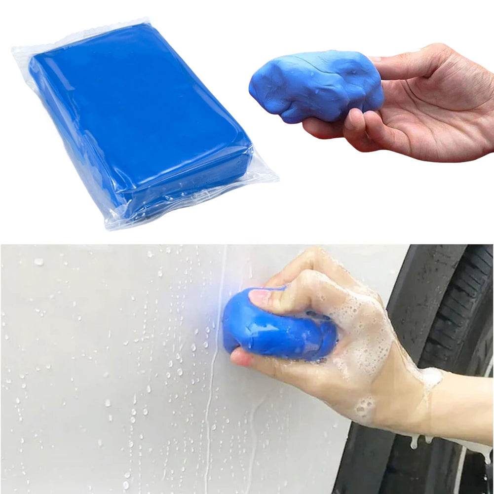 Blue Car Plasticine Car Detailing Cleaning Magic Clay Bar Auto Washing Super Clean Car Paint Maintenance Cleaning Supplies Qme