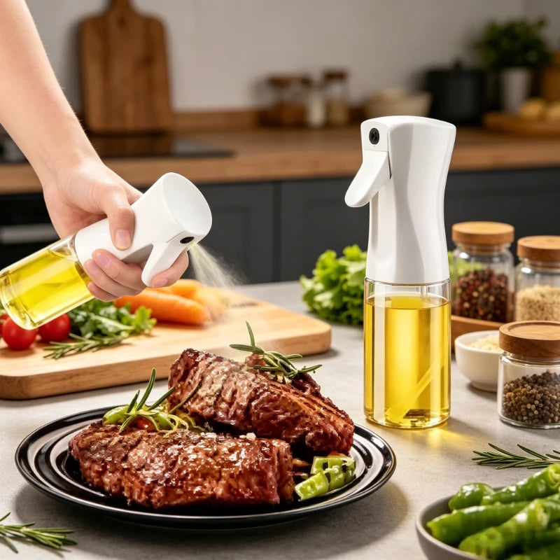 Portable Oil Sprayer Dispenser Bottle 200 300 Food Grade Olive Mister Qme