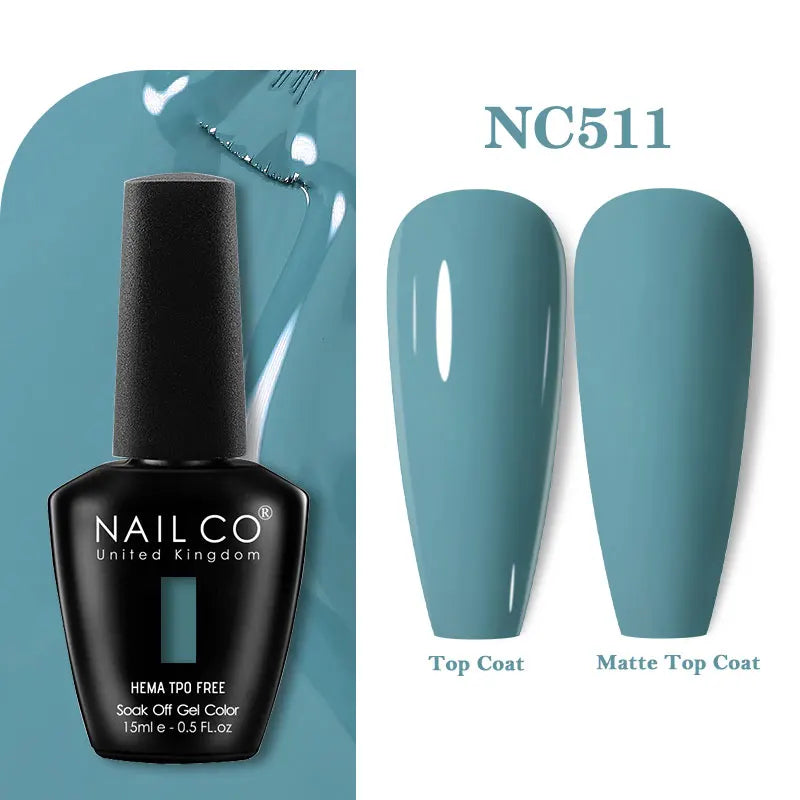 NAILCO Coat Base Gel Nail Polish Nails Art Semi Permanent Lacquer