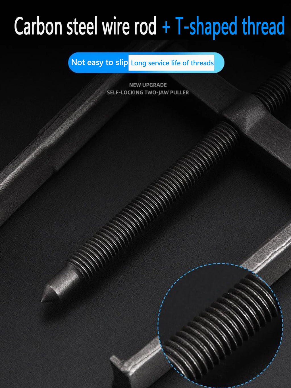 1 Pack 3/4/6/8 Inch 2-Jaw Puller Bearing Removal Tool Convenient Small Plug-In Bearing Puller Special Automotive Repair Tool Qme
