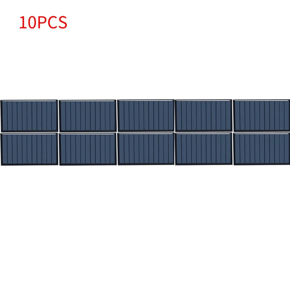 80x45mm 5V 75mA Zonnepaneel Drop Lijmraad DIY Zonne-Silicium Panelen Raad Polykristalline Tuin Licht Macht Accessoires Qme 10pcs