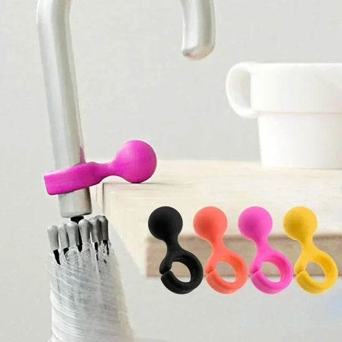 1/3PCS Easy-to-Use Desk or Table Clip Walking Stick Cane Holder on Table Rest Umbrella Hanger Phone Support Stand Qme