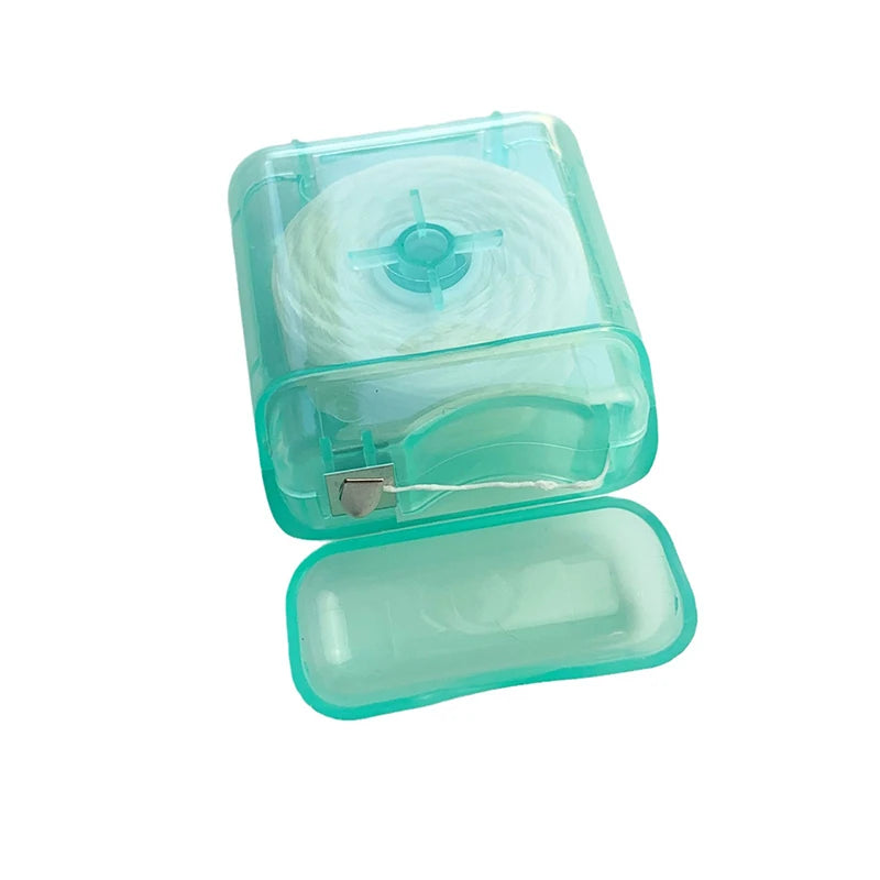 1 Roll 50M Water-expanding Fluffy Dental Floss Interdental Cleaning Qme