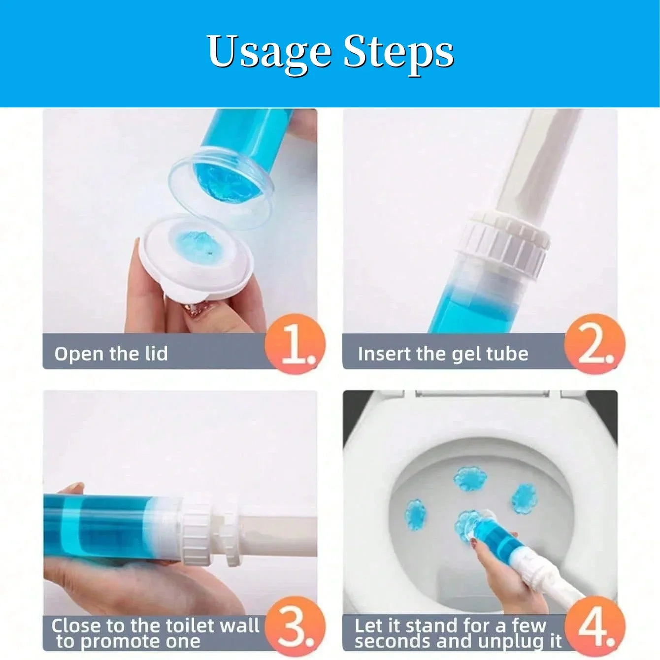 3Pcs Toilet Cleaner Gel Fresh Flower Aromatic Drain Toilet Cleaning Detergent Air Freshener Remove Odors Home Bathroom Tools Qme