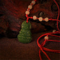 Maitreya Buddha Pendant Hand Woven Red Rope Necklace Fashion Guanyin Bodhisattva Lucky Necklace Women Religious Gifts Wholesale Qme 5