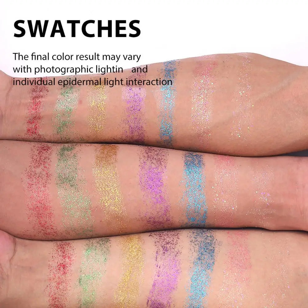 Holographic Sequins Body Glitter Stick Face Hair Makeup Festival Qme