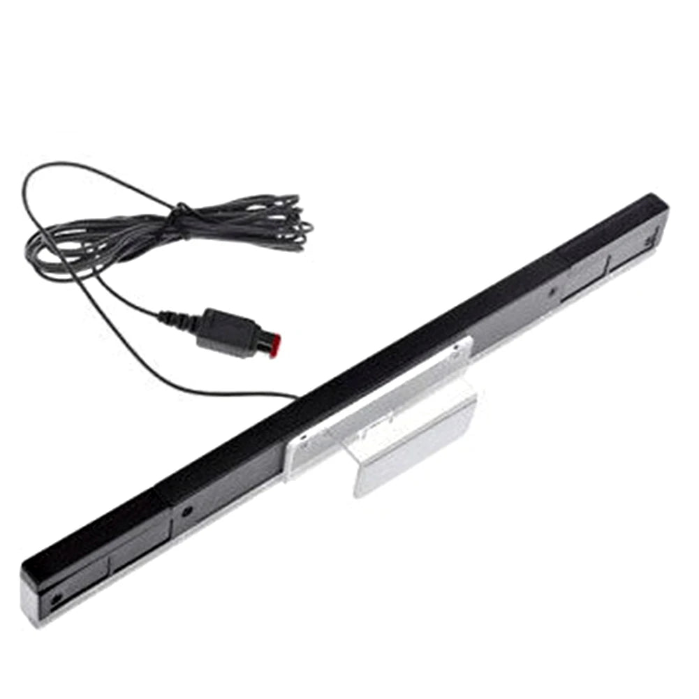 Wired Infrared Ray Sensor Bar with Extension Cord Wired Motion Sensor Bar Wired Remote Sensor Bar for Nintendo Wii Wii U Console Qme