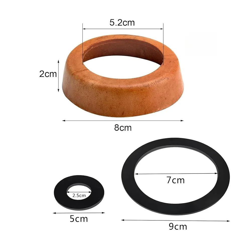 Leather Cuffs Sealing Rings Handle Pump Replacement Parts Garden Hand Qme