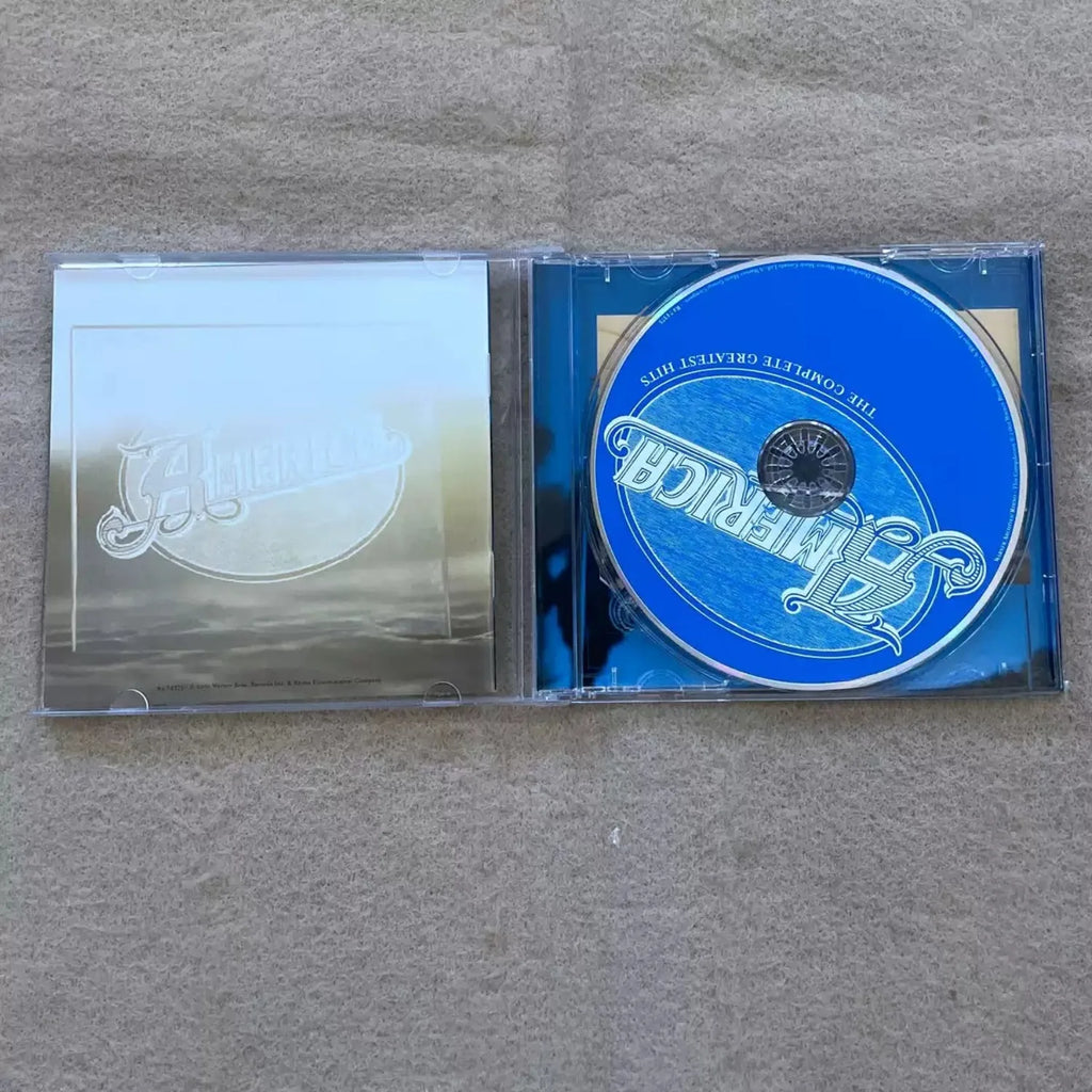 America Greatest Hits CD, Featuring Tracks Including A Horse with No Name, Conveying Healing Charm of 70s Soft Rock Qme