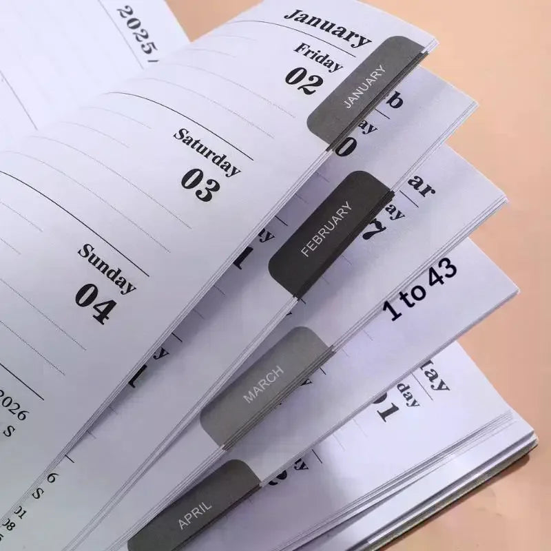 2026 Mini Pocket Planner Calendar Do List Daily Task Checklist Home Qme
