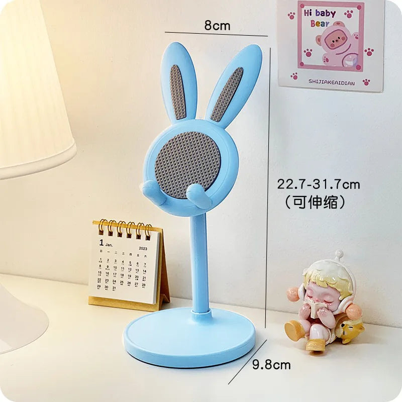 Pink Phone Holder Desktop Cell Stand Iphone 13 14 Samsung Smartphone Qme Blue