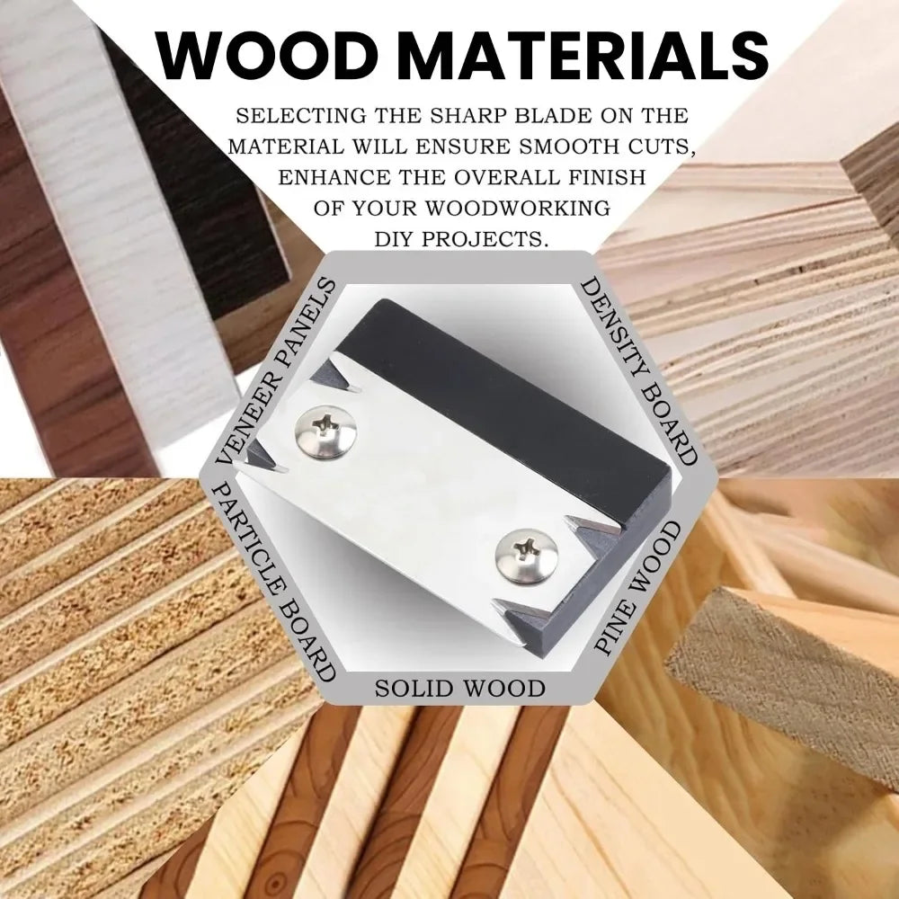 Trimmer Wood Chamfering Specialty Edge Banding Trimmer Wood Chamfering Fillet Scraper Board Deburring Tool Woodworking Tools Qme