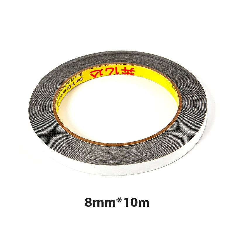10m Sticker Double Side Adhesive Tape Fix Cellphone Screen LCD Repair Qme D
