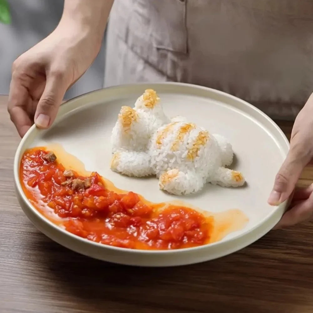 Cute Onigiri Molds Cat Animal Shape Sushi Kids Rice Mashed Potato Qme