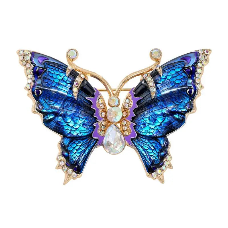 1Pcs Clothing Pin Baroque Luxury Butterfly Design Brooches For Men And Women Fashion Jewelry Accessories Qme A3