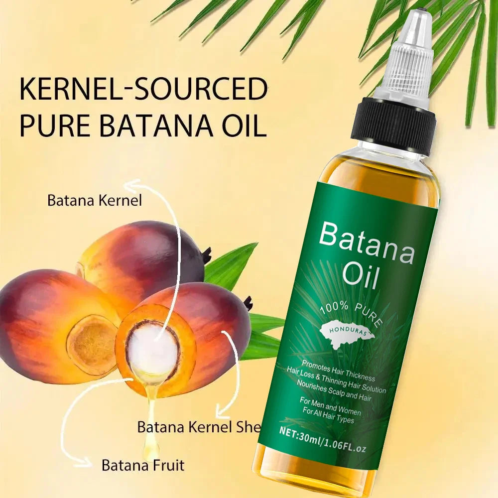 Batana Hair Care Essential Oil Repair Hair Root Moisturize Nourishing Strengthen Improve Split Smooth Hair Care Oil Qme