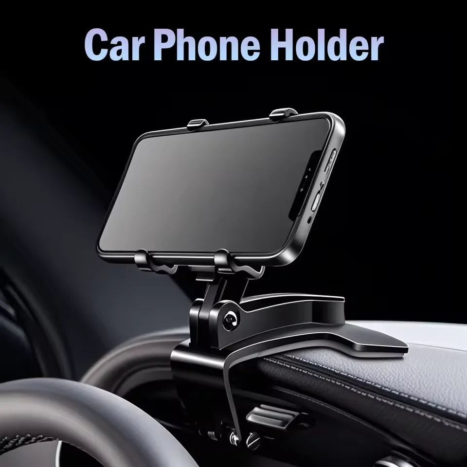 Universal Car Mobile Phone Holder Navigation Stand Dashboard Car Clip Mount GPS Display Bracket For iPhone Samsung Xiaomi Phone Qme