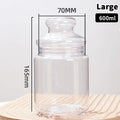 Plastic Transparent Candy Jars Cookie Food Storage Container Reusable Qme Large