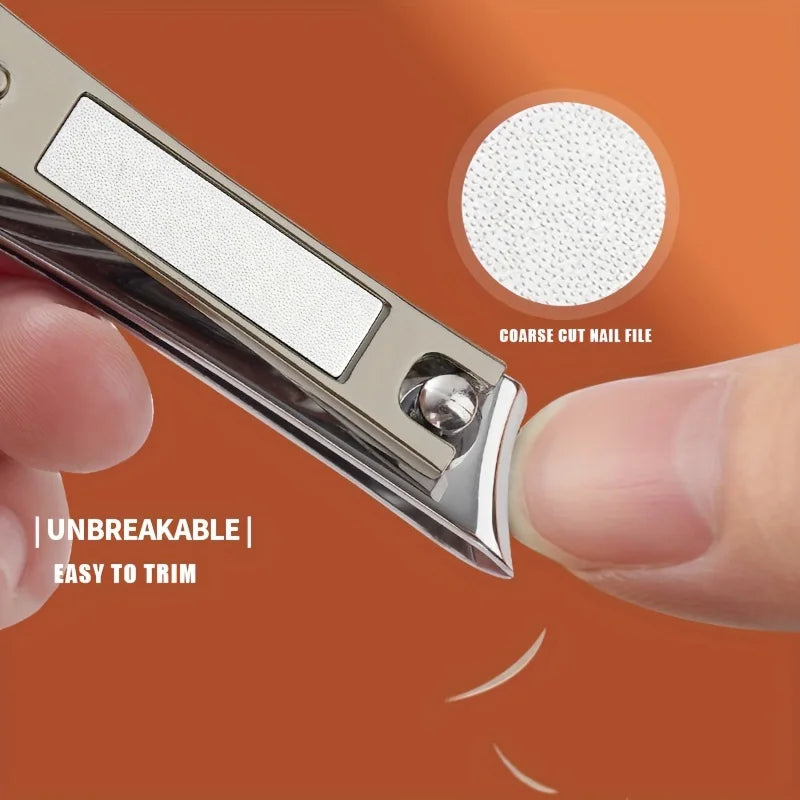 Professional Large Nail Clippers Diagonal Opening Single Pedicure Qme