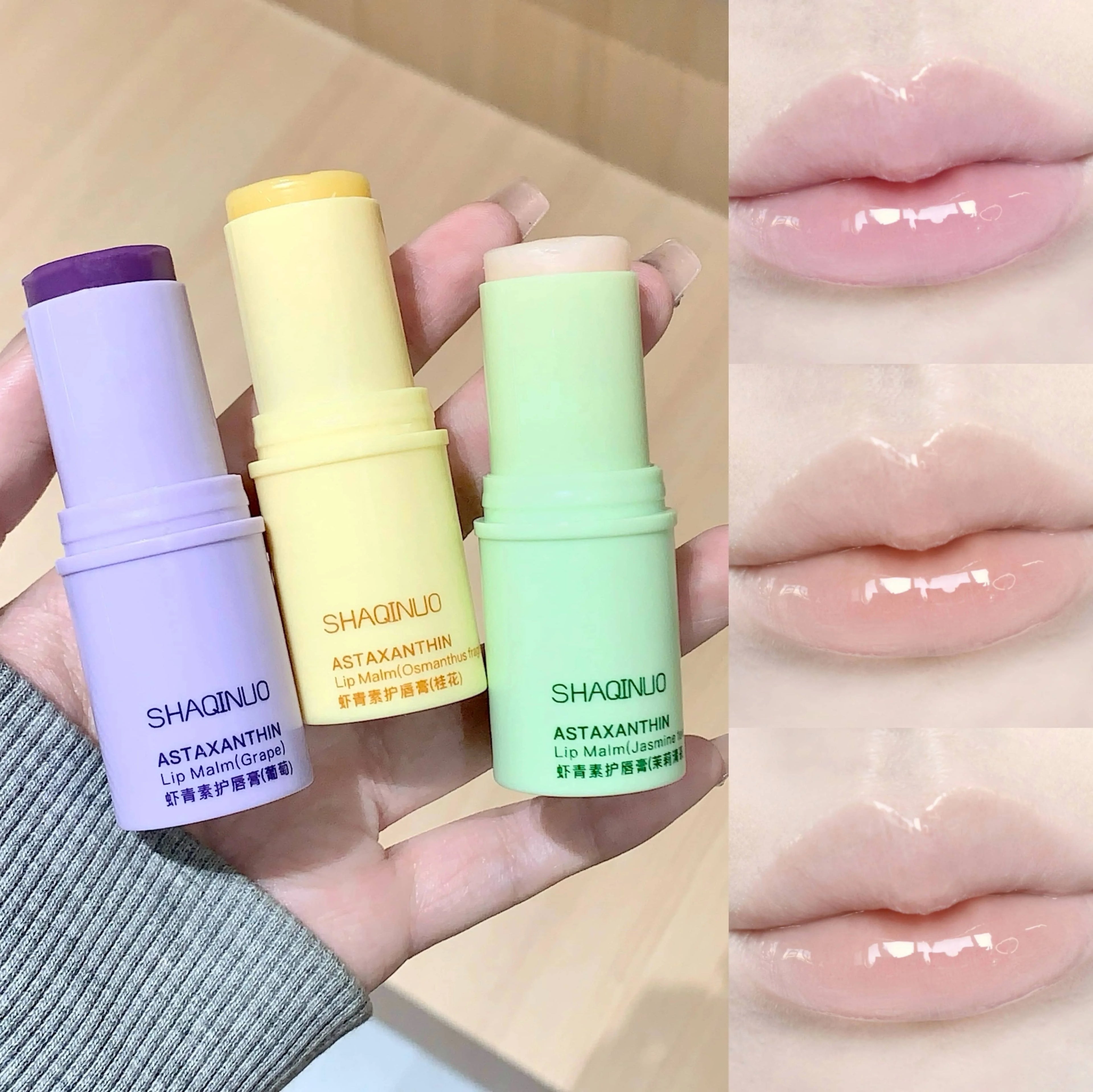 SHAQINUO Large Capacity Lip Balm Hydrating Moisturizing Care Autumn Qme