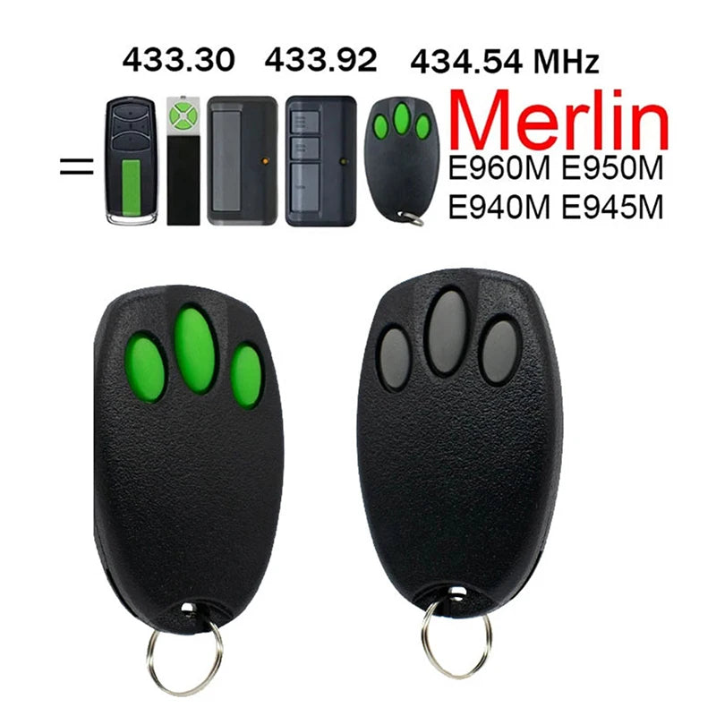 Merlin+2 0 Fit E945 E943M E945M E950M Garage Door Remote Control Qme