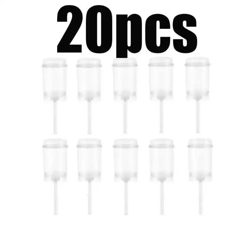Plastic Push Cake Shooters Lids Transparent Push-up Ice Cream Qme 20pcs