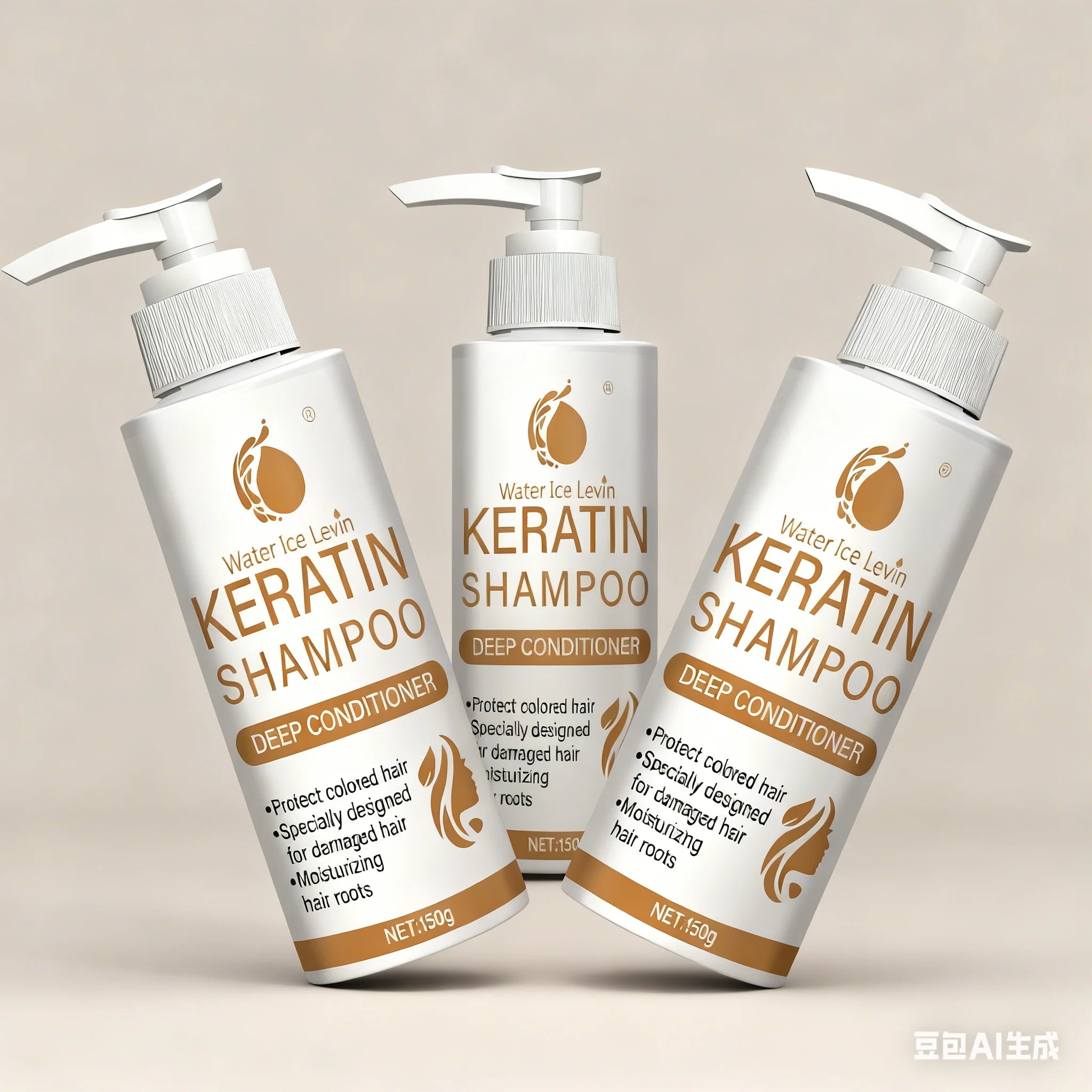 Repairing Keratin Shampoo with Biotin & Collagen for Damaged Hair - Deep Moisturizing & Color Protection. Qme Smoothing & Straightening
