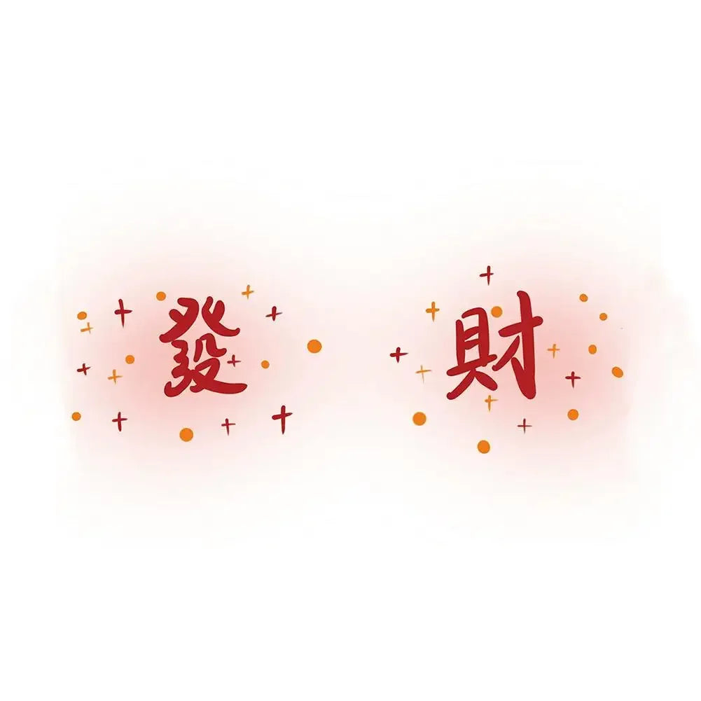 2026 New Year Face Decals Easy-Apply Festive Makeup Stickers For Parties Temporary Waterproof Facial Decor Tattoo Accessori M3M6 Qme E CN