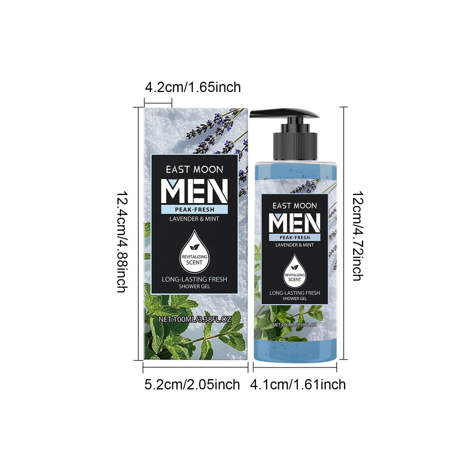 Fragrance Shower Gel Gift Set Deep Cleansing Shower Gel Moisturizing Refreshing Scent Long Lasting Fragrance Oil Control Qme Lavender Mint Moisturizing