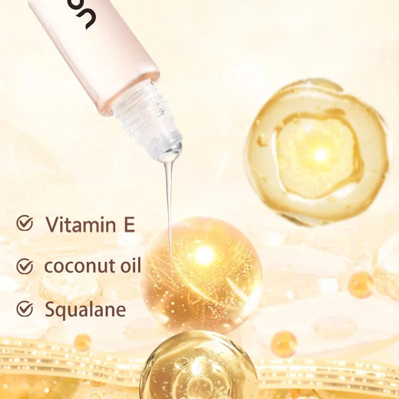 Squalane Hydrating Lip Serum Oil Long-lasting Moisture Non-greasy Qme